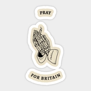 Pray For Britain Sticker